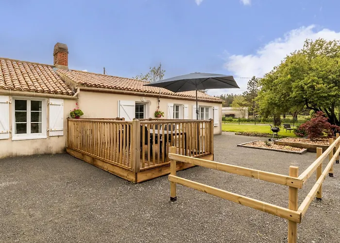 Ferienhaus Independant Au Calme Avec Jardin Et Wifi, A 12 Km Des Plages - Fr-1-306-1287